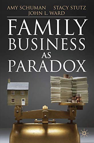 Imagen de archivo de Family Business As Paradox a la venta por Revaluation Books