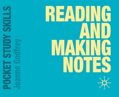 Imagen de archivo de Reading and Making Notes (Pocket Study Skills) a la venta por WorldofBooks