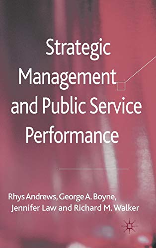 Strategic Management and Public Service Performance