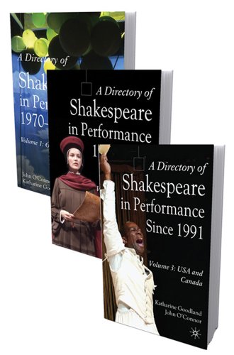 A Directory of Shakespeare in Performance 1970-2005 (9780230275621) by O'Connor, John; Goodland, Katharine