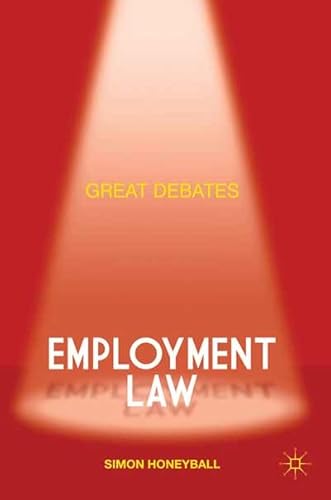 Great Debates: Employment Law (9780230278400) by Simon Honeyball