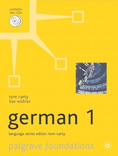 9780230280571: Foundations German 1: 1 (Palgrave Foundation Series Languages)