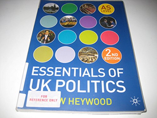 Beispielbild fr Essentials of UK Politics zum Verkauf von Wonder Book