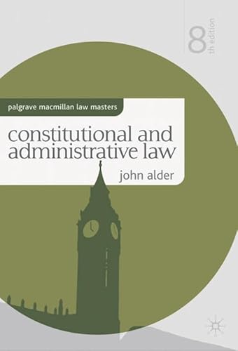 Beispielbild fr Constitutional and Administrative Law (Palgrave Macmillan Law Masters) zum Verkauf von AwesomeBooks