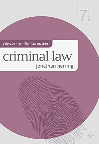Beispielbild fr Criminal Law zum Verkauf von Better World Books