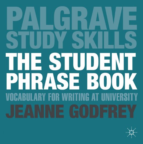 9780230289338: The Student Phrase Book: Vocabulary for Writing at University (Macmillan Study Skills)