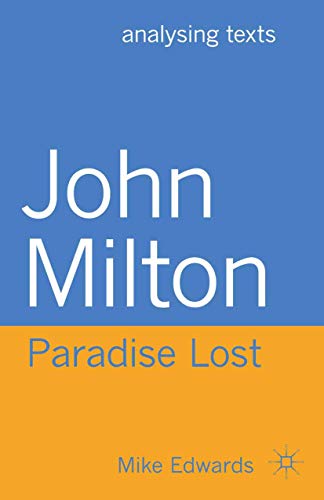 Beispielbild fr John Milton: Paradise Lost: 69 (Analysing Texts) zum Verkauf von WorldofBooks