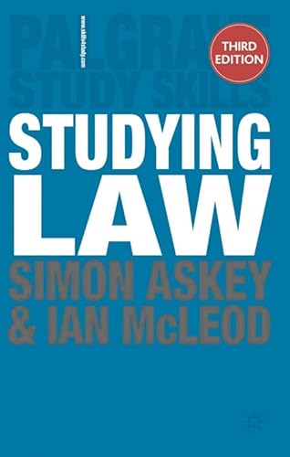 Stock image for Studying Law. Simon Askey and Ian McLeod for sale by GF Books, Inc.