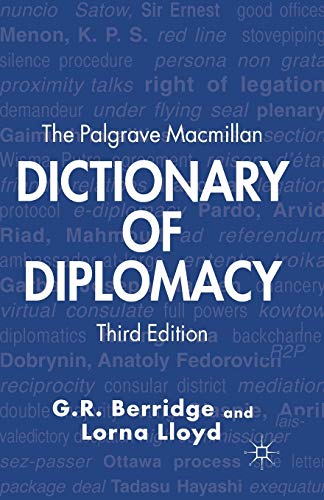 9780230302990: The Palgrave Macmillan Dictionary of Diplomacy