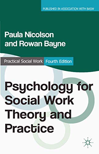 Imagen de archivo de Psychology for Social Work Theory and Practice a la venta por Revaluation Books