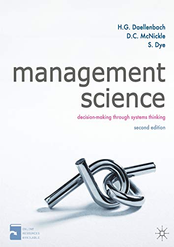 9780230316478: Management Science: Decision-making through systems thinking