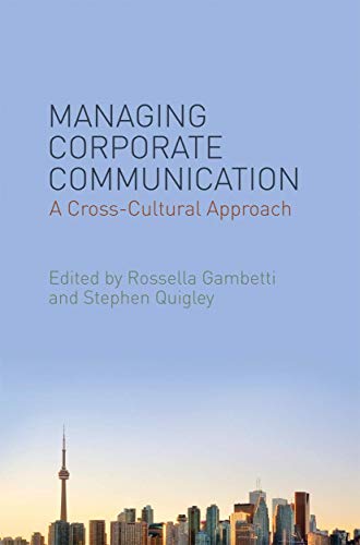Beispielbild fr Managing Corporate Communication: A Cross-Cultural Approach zum Verkauf von AwesomeBooks