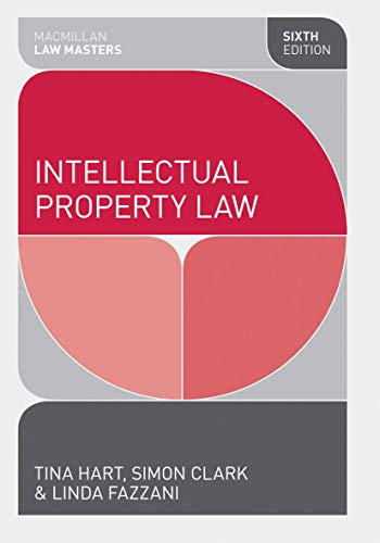 Intellectual Property Law (Hart Law Masters, 12) (9780230366534) by Hart, Tina