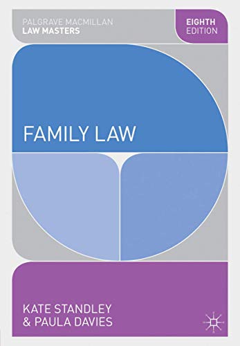 Stock image for Family Law (Palgrave Macmillan Law Masters) for sale by AwesomeBooks