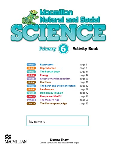 Stock image for (12).science 6.prim (activity+cd) (macm.natural and social) for sale by Iridium_Books