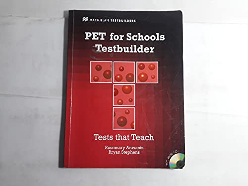 Imagen de archivo de PET FOR SCHOOLS TESTBUILDER Pk a la venta por PAPER CAVALIER UK