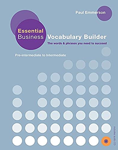 Beispielbild fr Essential Business Vocabulary Builder: Pre-Intermediate to Intermediate [With CD (Audio)] zum Verkauf von Ergodebooks