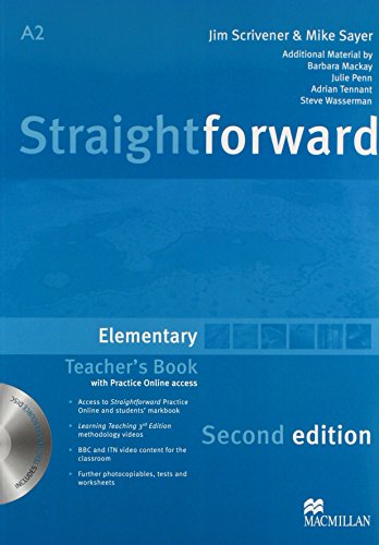 Imagen de archivo de Straightforward Elementary Level: Teacher's Book Pack a la venta por Books Unplugged