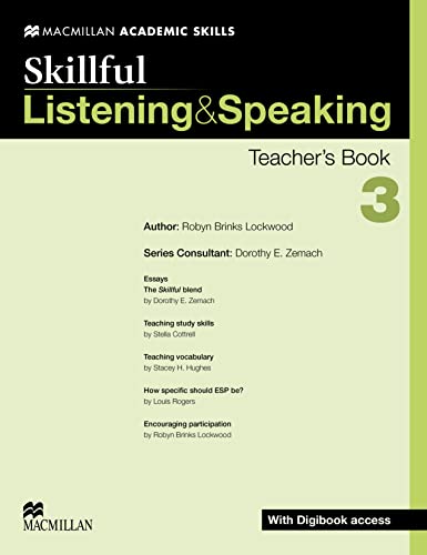 Stock image for Skillful Level 3 Listening & Speaking Teacher's Book & Digibook Pack for sale by Hamelyn