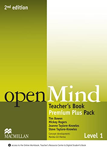 Imagen de archivo de openMind 2nd Edition AE Level 1 Teacher's Book Premium Plus Pack a la venta por Blackwell's