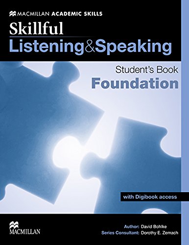 Imagen de archivo de Skillful Foundation Level Listening & Speaking Student*s Book Pack a la venta por Mispah books