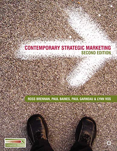 Contemporary Strategic Marketing (9780230507203) by Brennan, Ross