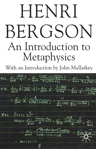 Stock image for An Introduction to Metaphysics (Henri Bergson Centennial Series) for sale by Wonder Book