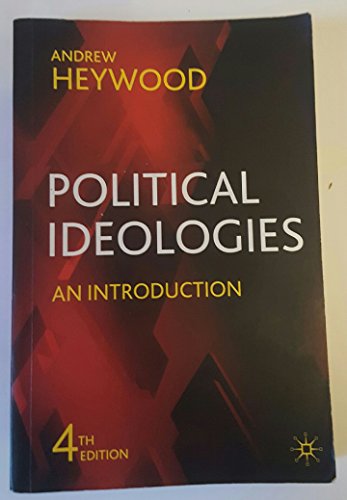 Beispielbild fr Political Ideologies, Fourth Edition: An Introduction zum Verkauf von SecondSale