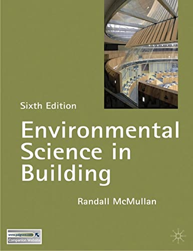 Beispielbild fr Environmental Science in Building (Building and Surveying Series) zum Verkauf von AwesomeBooks