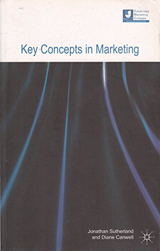 Imagen de archivo de Key Concepts in Marketing (CMC Ed) a la venta por Goldstone Books