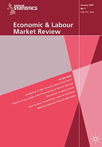 Economic and Labour Market Review Vol 1, no 12 (9780230525825) by NA, NA