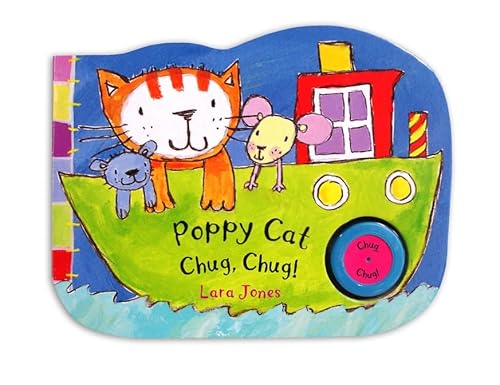 Imagen de archivo de Poppy Cat Noisy Books: Poppy Cat Chug, Chug! a la venta por WorldofBooks