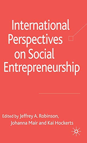 Stock image for International Perspectives on Social Entrepreneurship for sale by Blue Vase Books