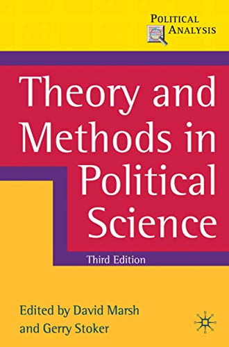 9780230576261: Theory and Methods in Political Science (Political Analysis)