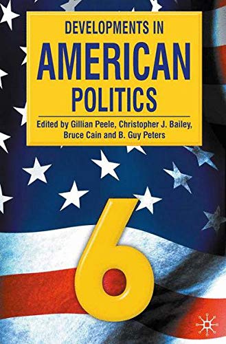Imagen de archivo de Developments in American Politics 6 a la venta por Better World Books: West