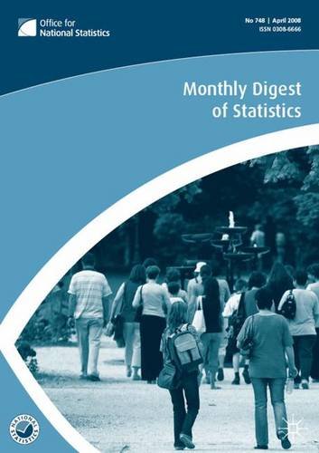 Monthly Digest of Statistics (9780230577121) by The Office For National Statistics