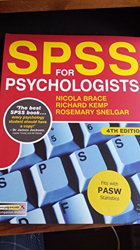 Stock image for SPSS for Psychologists for sale by WorldofBooks