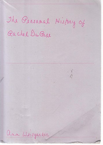 Imagen de archivo de The Personal History of Rachel Dupree (a first printing) a la venta por S.Carter