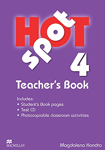 Imagen de archivo de Hot Spot 4: Teacher's Book + Test CD a la venta por WYEMART LIMITED