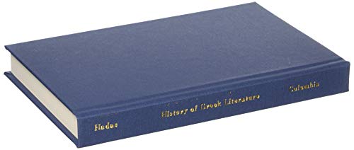 Beispielbild fr A HISTORY OF GREEK LITERATURE zum Verkauf von Books From California
