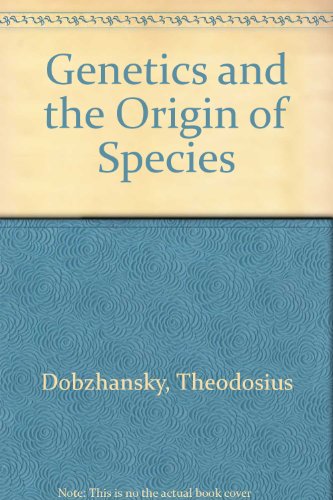 9780231018647: Genetics and the Origin of Species