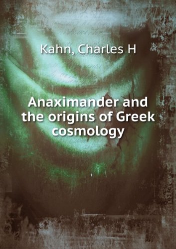 9780231022675: Anaximander and the Origins of Greek Cosmology