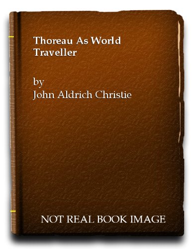 Beispielbild fr Thoreau As World Traveler zum Verkauf von Better World Books