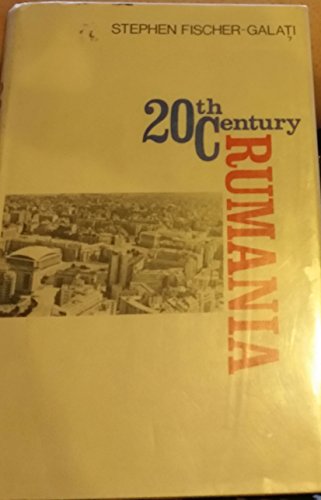 Stock image for Twentieth Century Rumania for sale by Black and Read Books, Music & Games