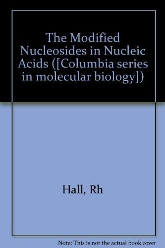 The Modified Nucleosides in Nucleic Acids.