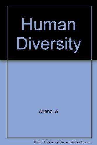 9780231032278: Human diversity
