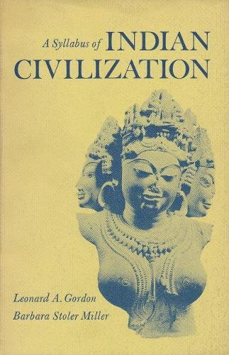 Imagen de archivo de A Syllabus of Indian Civilization a la venta por Better World Books