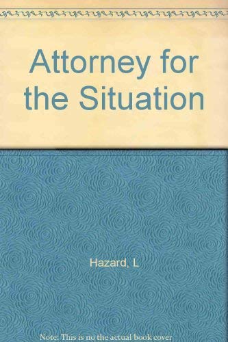 Stock image for HAZARD: ATTORNEY FOR THE SITUATION (CLOTH) for sale by Irish Booksellers