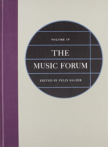 Imagen de archivo de Music Forum, Volume IV a la venta por Book Bear