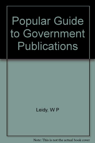 9780231040198: A Popular Guide to Government Publications